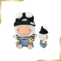 【新品】 Desing Wish ぬいぐるみ服 衣装セット 服のみ 15cm 17cm ぬいぐるみ用の衣服 人形の服 キャラクターコスプレ 小物 ぬいぐるみ用衣服 着せ替え ぬいぐるみ服 とアクセサリー コスプレ衣装 服のみ DIY アクセサリー (ブルー 1のサムネイル