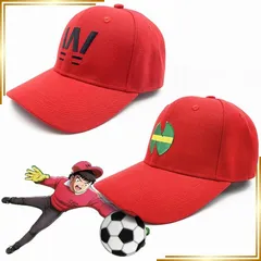 【新品】 帽子 キャプテン翼 コスプレ 大空翼 若林源三 岬太郎 石崎了 日向小次郎 野球帽 ハンチング帽 赤 刺繍 コスプレ小物 cosplay ヒップホップ 花火大会 撮影 観賞用 運動着 クリスマス ハロウィン プレゼント ギフト 贈り物 (2) 0