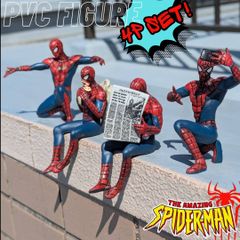 SPECIAL PRICE【 Spider-Man ( スパイダーマン ) 】 PVC FIGURE 4P SET〚アメリカン雑貨 アメトイ〛