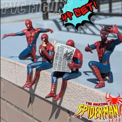⚡️SPECIAL PRICE⚡️【 Spider-Man ( スパイダーマン ) 】 PVC FIGURE 4P SET〚アメリカン雑貨 アメトイ〛