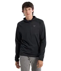 アークテリクス メンズ アウター パーカー・スウェット Arcteryx Delta Pullover Hoody Black ブラックのサムネイル