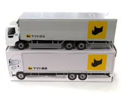 【中古】ミニカー ヤマト運輸 大型トラック10t車(シルバー×ホワイト)