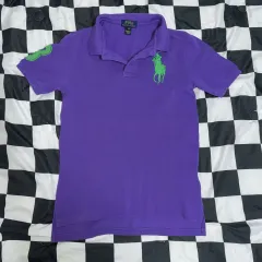 ポロ ラルフローレン ビックポニー カラーTシャツ 10-12 レディース S