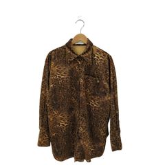 00s WILD PARTY leopard shirt お兄系 vkei 平成 WILD PARTY レオパード柄 シャツ スカルボタン お兄系 vkei 平成