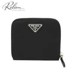 ✨Sランク・箱付き✨　PRADA ミニ財布　三角プレート　ナイロン　ブラック　黒 テステート　トライアングル