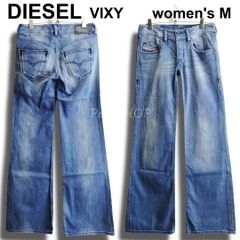 DIESEL VIKER ウォッシュ加工 ストレートデニム W30 ブルー - メルカリ