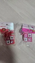 ハローキティ キューブ キーホルダー (レッド/ピンク) 新品 (単価)