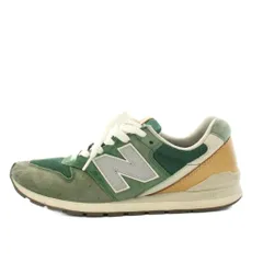 ニューバランス NEW BALANCE CM996BMC スニーカー シューズ ローカット スエード メッシュ US9 緑 グリーン 黄 イエロー /YT