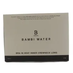 バンビウォーター BAMBI WATER インナー カットソー 長袖 M 黒 ブラック /AN41