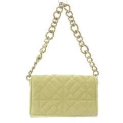 ザラ ZARA チェーン ショルダーバッグ フェイクレザー 黄色