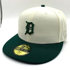 NEWERA ニューエラ Detroit Tigers  MIMOSA BLAST デトロイト タイガース THE CAP別注 59FIFTY ベースボールキャップ サイドパッチ ダークグリーン オフホワイト Size 7 5/8 (60.6cm)