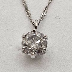 PTダイヤモンド ネックレス1.106ct H I-1GOOD鑑定書 - メルカリ
