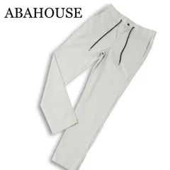 ABAHOUSE アバハウス 通年★ COOL DRYMAX ストレッチ スリム イージー スラックス パンツ Sz.46 メンズのサムネイル