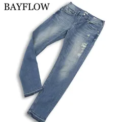 BAYFLOW ベイフロー スキニー ストレッチ ダメージ加工★ デニム パンツ ジーンズ Sz.3 メンズ