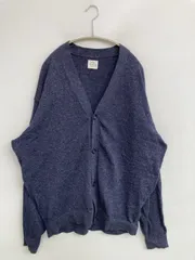 coen コーエン カーディガン/ボレロ X-LARGE ネイビー リネン・麻 ミドル丈 長袖 無地