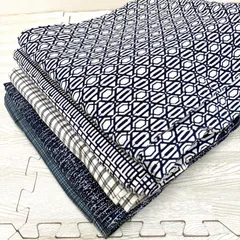 メンズ 綿浴衣 5着 浴衣まとめ売り リメイク材料 s-014