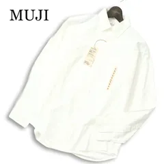 【新品 25SS】 MUJI 無印良品 通年★ 長袖 オックスフォード ボタンダウン シャツ Sz.S メンズ 白 未使用