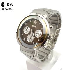 143【新品】MUSK ムスク クロノグラフ MP-2071 電池交換済 稼働品