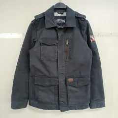 タミーヒルフィガー デニム ブラック マウンテンパーカー アウター