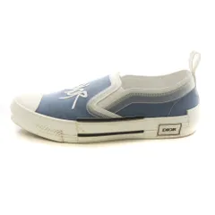 ディオール Dior × ステューシー Stussy DIORANDSHAWN B23 スリッポン シューズ 43 水色 ライトブルー 白 ホワイト /AN26のサムネイル