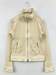 KUMIKYOKU クミキョク その他アウター 2 アイボリー コットン 無地 ショート丈 フードなし ジップアップ