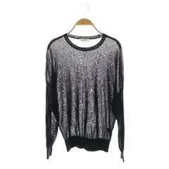 マルゥ ユナイテッドアローズ MARW UNITED ARROWS シアー クルーネックニット カットソー 長袖 黒 /NR ■OSのサムネイル