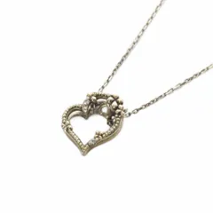 ヨンドシー 4℃ ハート ネックレス ペンダント シルバー