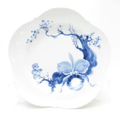 未使用 MEISSEN マイセン ブルーオーキッド 大皿 1枚 26cmプレート