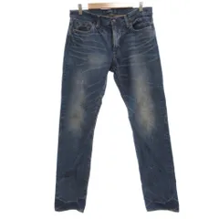 ミハラヤスヒロ MIHARA YASUHIRO ジーンズ デニムパンツ 50 ブルー系 ダメージ加工 91082172 /UO ■GY58のサムネイル