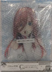 BANDAI SPIRITS 一番くじ 五等分の花嫁 一番くじ化5周年のお祝いも私たち全員で分 C賞 中野三玖 原作イラスト バストアップアクリルボード
