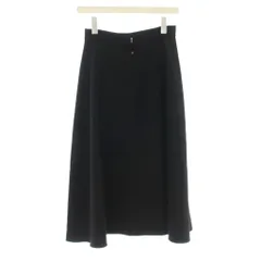 マークジェイコブス MARC JACOBS スカート 00 黒 ブラック 無地 ロング丈 Aラインシルエット /JP
