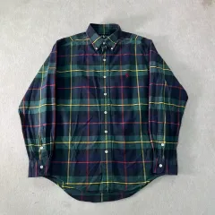 100 POLO RALPH LAUREN ヴィンテージ CHECK コットン シャツ