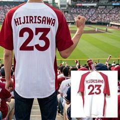 広島東洋カープ 新井貴浩ハイクオリティユニフォーム 林晃汰直筆サイン