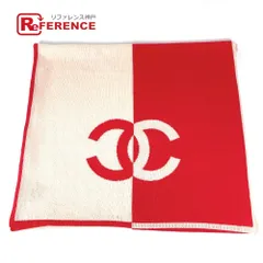 CHANEL シャネル マフラー CC ココマーク ロゴ バイカラー カシミヤ ピンク