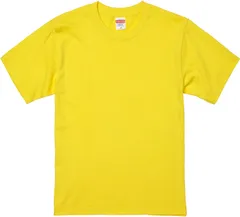 ユナイテッドアスレ UnitedAthle 6.2オンス プレミアム Tシャツ 半袖シャツ 丸首 トップス メンズ レディース 男性 女性 トップス 着替え おでかけ 学生 社会人 デイリーウェア  594201CX 21 イエロー