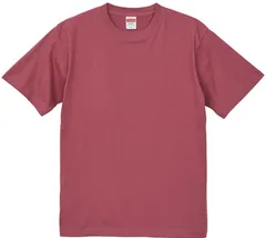 ユナイテッドアスレ UnitedAthle 6.2オンス プレミアム Tシャツ 半袖シャツ 丸首 トップス メンズ レディース 男性 女性 トップス 着替え おでかけ 学生 社会人 デイリーウェア  594201CX 432 スモーキーレッド