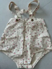 赤ちゃん花柄ロンパース 新品 80