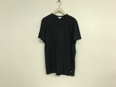 本物ジェームスパースJAMESPERSEトゥモローランドコットンVネック半袖Tシャツメンズサーフアメカジミリタリーストリートスケーターワークビジネススーツモードゴルフ黒ブラック3アメリカ製Lのサムネイル