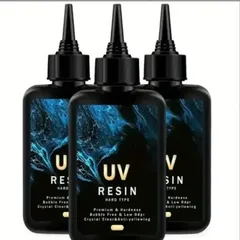 No.453【3本セット】UVレジン液 ハードタイプ 100g 高透明 速乾 低臭気 DIY