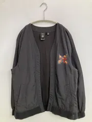 PUMA プーマ ブルゾン US/M ブラック バックプリント 前面プリント フードなし ミドル丈