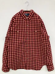 POLO ポロ シャツ/ブラウス L レッド