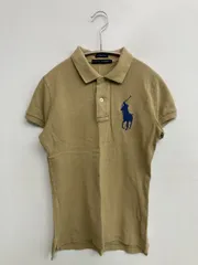 Polo University Club by Ralph Lauren ポロシャツ S ベージュ 無地 ワンポイント 半袖
