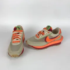 ナイキ x サカイ x クロット LDワッフル オレンジ ブレーザー シューズ レディース 230