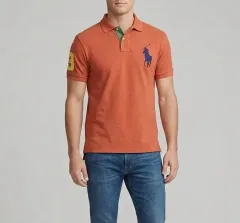 L ポロ ラルフローレン ビックポニー カラーTシャツ