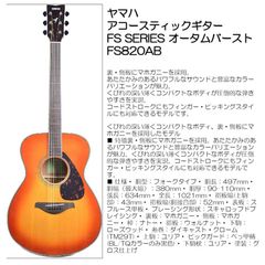 美品✨YAMAHA FS820 ヤマハ & Zenn ハードケース ゼン - メルカリ