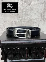 バーバリーブラックレーベル レザーベルト W83-93 BURBERRY BLACK LABELのサムネイル