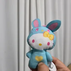 ヴィンテージトイキャラクターグッズ、クラシック漫画ぬいぐるみ、ハローキティうさぎストラップキーホルダー