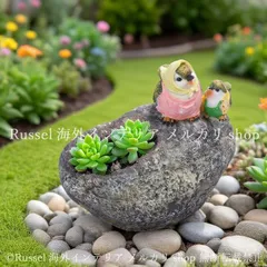 プランター 小鳥 樹脂 庭 植木鉢 鳥 バード 鉢植え かわいい 動物 小動物 ガーデンオーナメント ガーデニング 雑貨 ガーデン雑貨 ガーデンインテリア ガーデン インテリア 庭の装飾 お洒落 おしゃれ 8-14のサムネイル