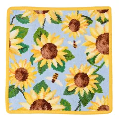 フェイラー FEILER ハンカチ ハンドタオル 25cm レディース サンフラワー&ビー ひまわり [並行輸入品]