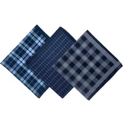 [DsHome] ハンカチ メンズ コットン ビジネスマンハンカチ 42*42cm 綿100% 紳士 ビジネス 通勤 速乾 吸水 薄手 3枚 セット